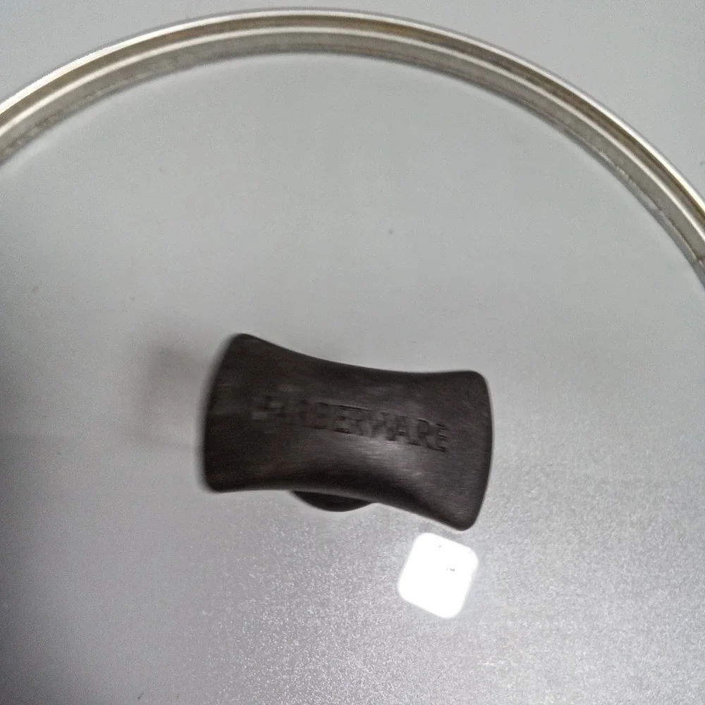Farberware 9.25 Inch‎ Replacement Glass Lid with Stainless Steel Rim and Knob